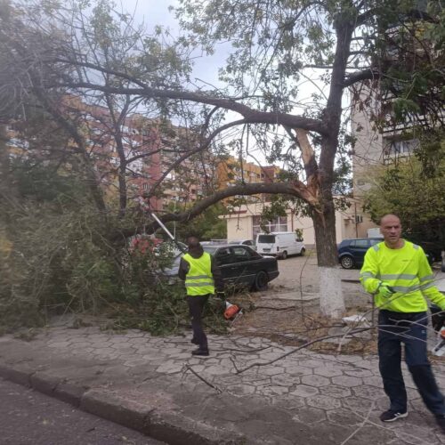 ВЯТЪРЪТ В СЛИВЕН Е НА ПОРИВИ, ДО 90 КИЛОМЕТРА В ЧАС