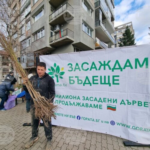 В СЪБОТА В СЛИВЕН ЩЕ БЪДАТ РАЗДАДЕНИ 15 000 ДРЪВЧЕТА ОТ НАЦИОНАЛНАТА КАМПАНИЯ НА „ГОРАТА.БГ“