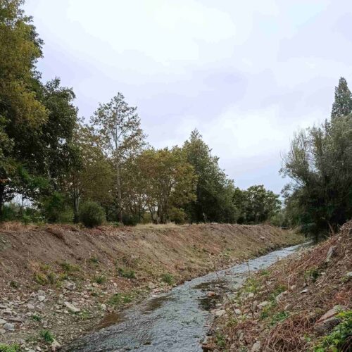 ПОЧИСТЕН Е УЧАСТЪК НА РЕКА АСЕНОВСКА НА ИЗХОДА ЗА СЕЛО БЯЛА В СЛИВЕН